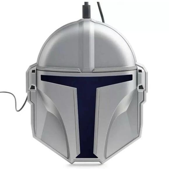 NIB Geeknet Star Wars The Mandalorian Light Up Wireless Charging Pad GameStop - Picture 4 of 6
